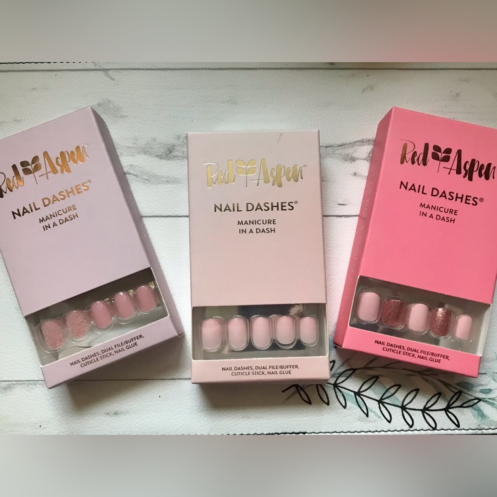 NIB Red Aspen Nail Dash Lot